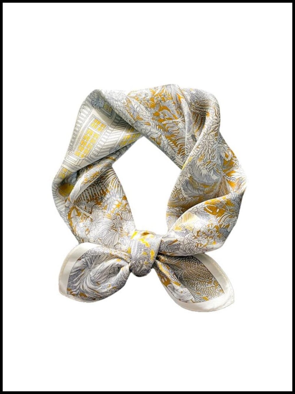 100% Mulberry Silk Scarf Women Small Square Neckerchief 21x21